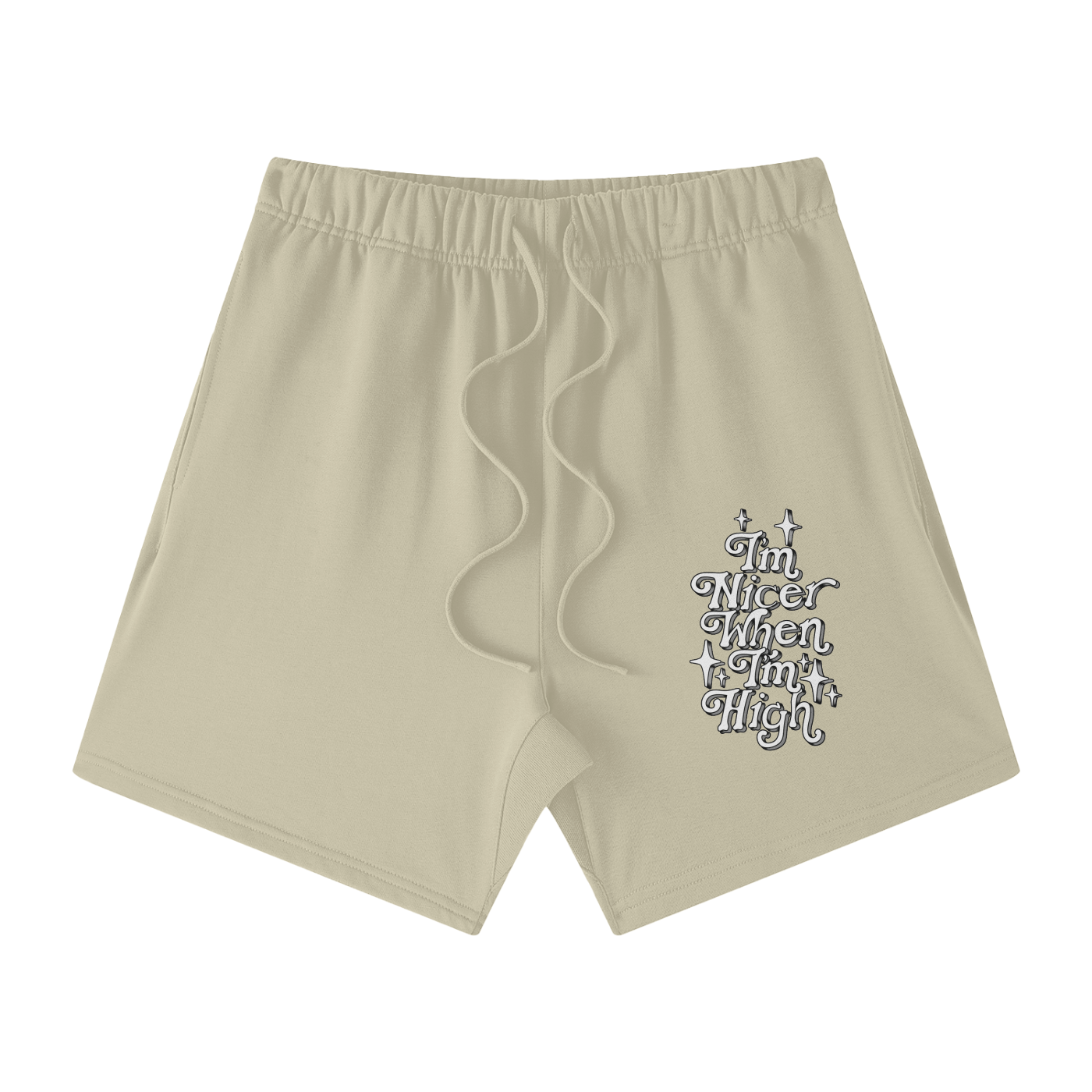 "Im Nicer When Im High" - Heavyweight Shorts