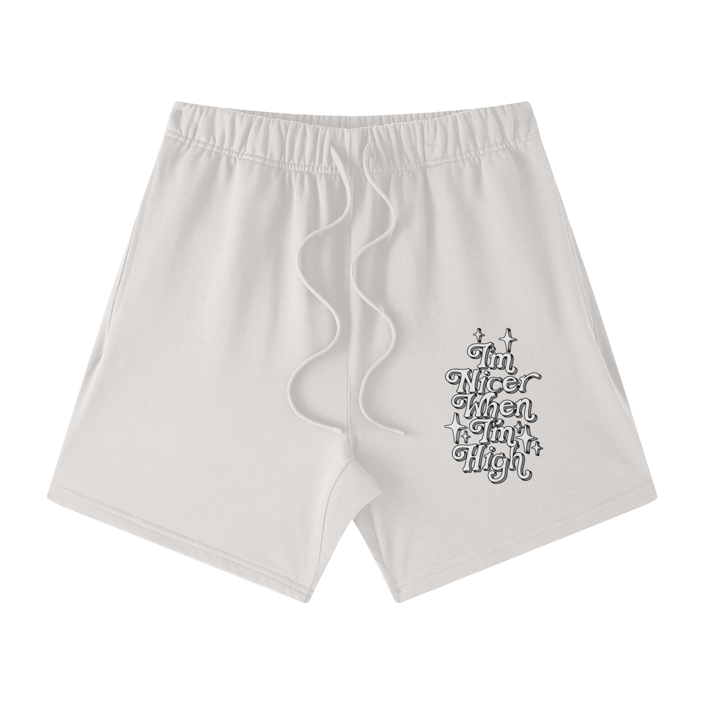 "Im Nicer When Im High" - Heavyweight Shorts