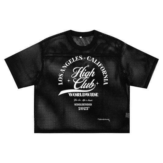 Los Angeles "High Club" - See-through Net T-shirt