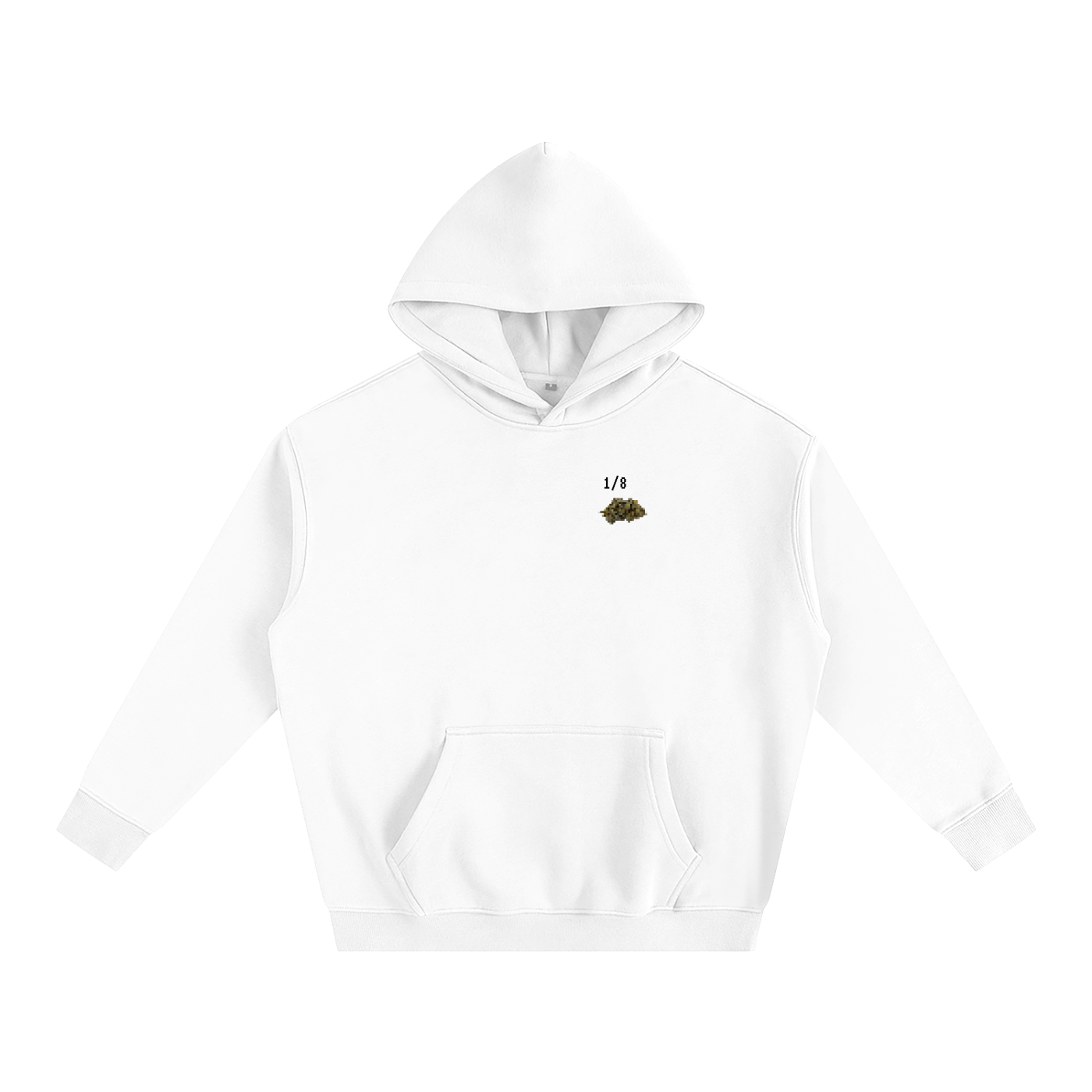 1/8 "Im Nicer When Im High" White Hoodie